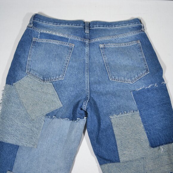 NEW FREE PEOPLE BARE WITH ME PATCHWORK JEANS, SZ 31 - Picture 12 of 14